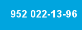 952 022-13-96